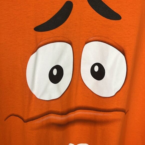 Orange M&M’s Tee Shirt Size 2xl euc Halloween Costume - Picture 3 of 5